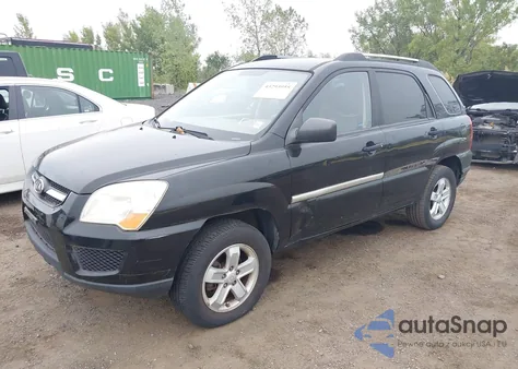 2009 Kia Sportage Lx V6 from USA, damaged, VIN KNDJF723X97636531